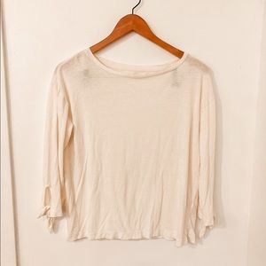 Madewell cotton linen top